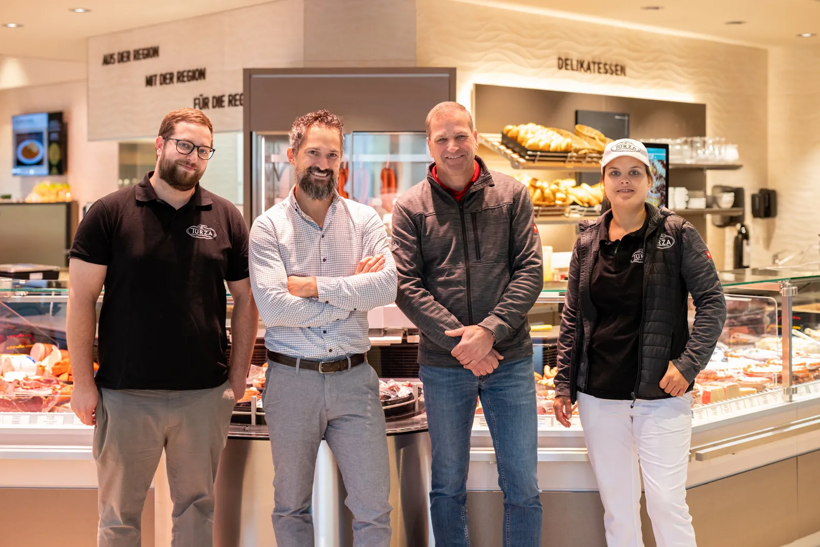 Das Team der Fleischerei Turza in Ilz